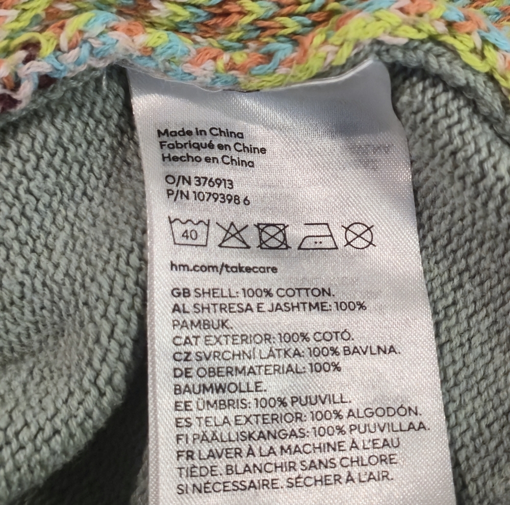H&M Size 3/4T Squirrel Mountain Knit Sweater Cotton Kids Toddler Pullover Top - Picture 7 of 9
